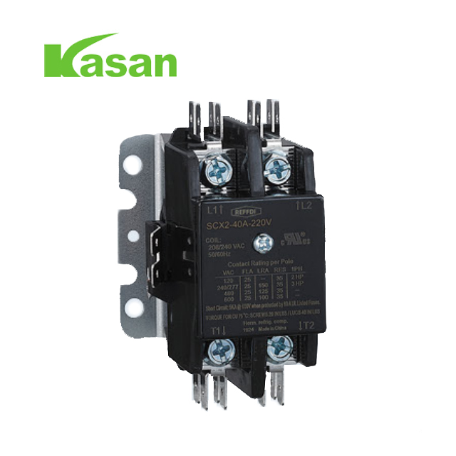 Công tắc tơ 2 cực Cuộn dây 24v Công tắc tơ mục đích xác định Công tắc tơ AC điều hòa không khí