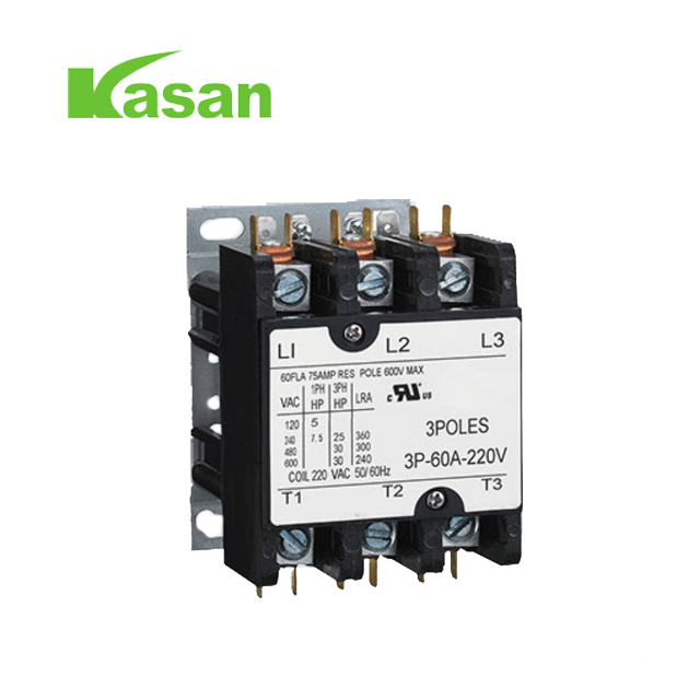 Công tắc tơ không khí 30A 3P đã được UL xác minh cho HVAC 24V/120V/240V/277V/480V