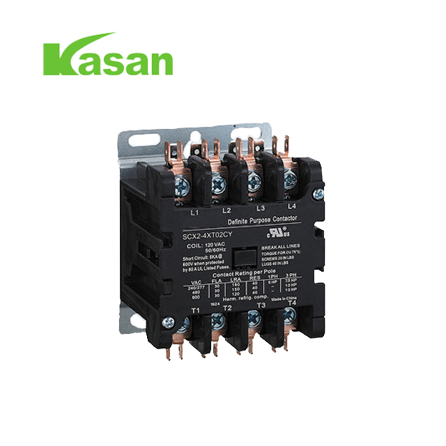UL đã xác minh 4 cực 40 AMP DP Contactor 120 Volt AC Coil Contactor